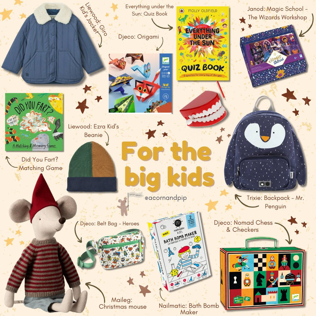 For the Big Kids: Christmas Gift Guide 🎄 2024 - Acorn & Pip