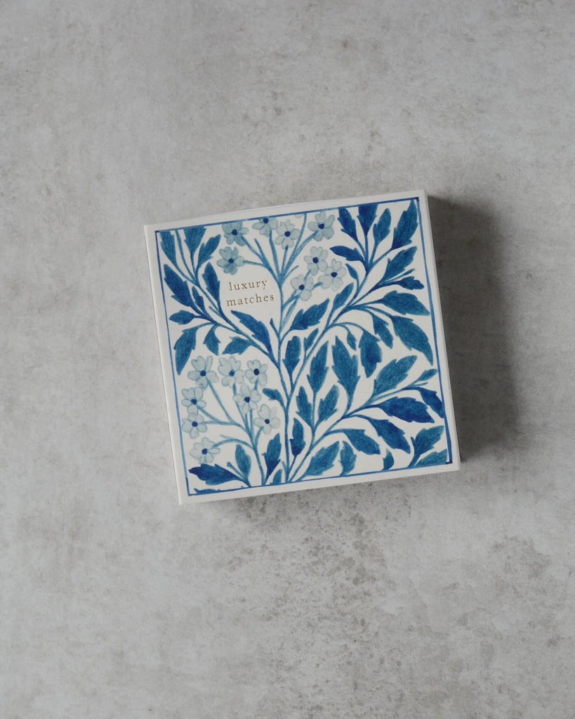 Archivist: Blue Floral Matches by Wanderlust Paper Co. - Acorn & Pip_Archivist