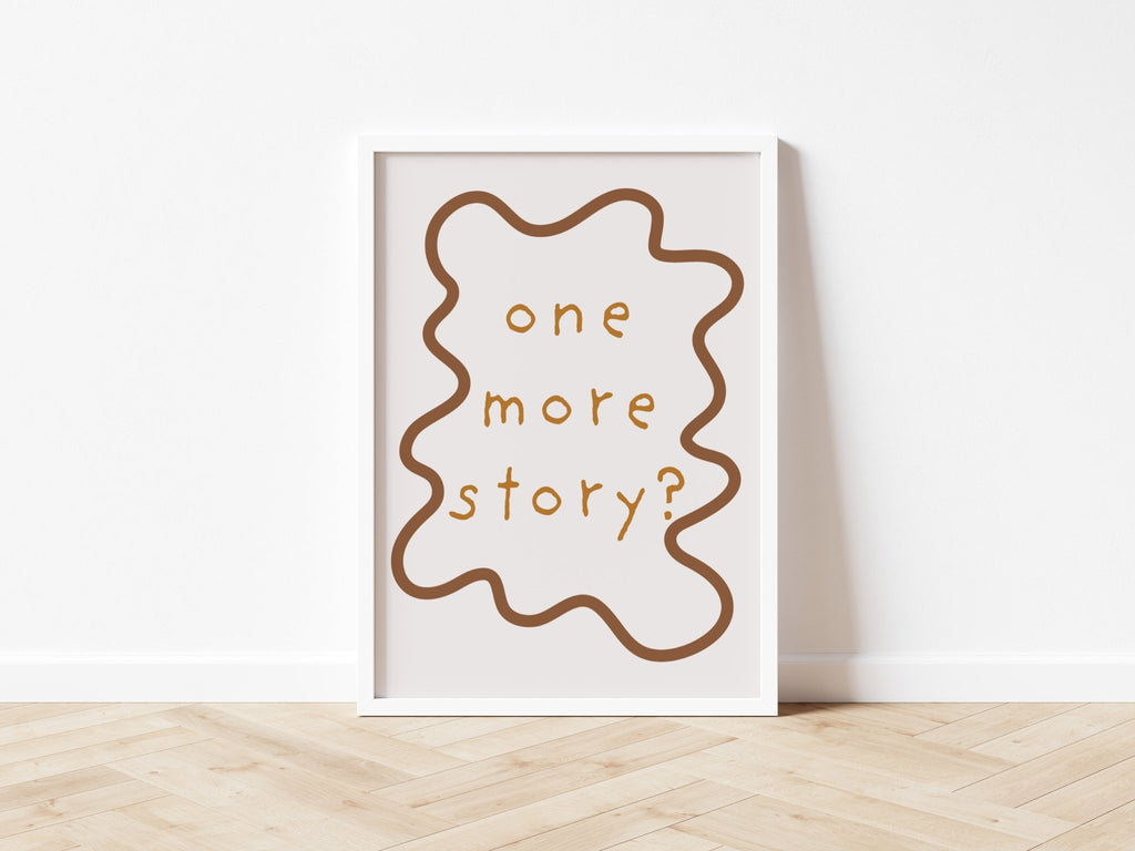 Autumn's Corner: One More Story? - Wavy Edition - Fine Art Print - Acorn & Pip_Autumns Corner