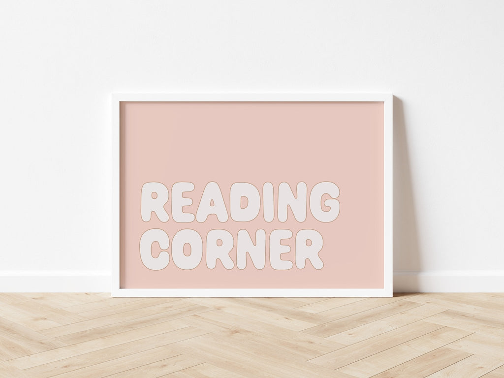 Autumn's Corner: Reading Corner - Fine Art Print - Acorn & Pip_Autumns Corner