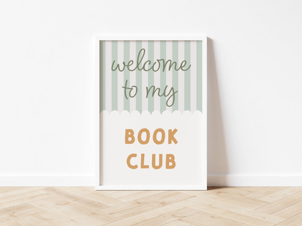 Autumn's Corner: Welcome to My Book Club - Fine Art Print - Acorn & Pip_Autumns Corner