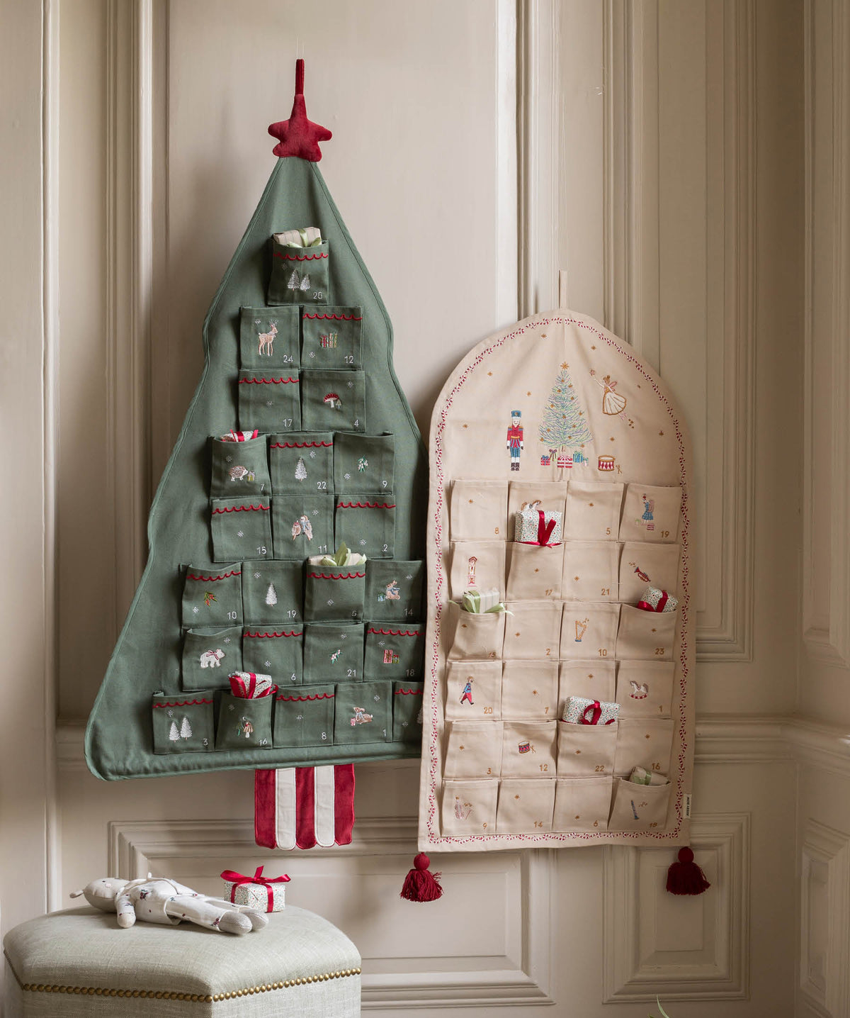 Avery Row fabric advent calendars