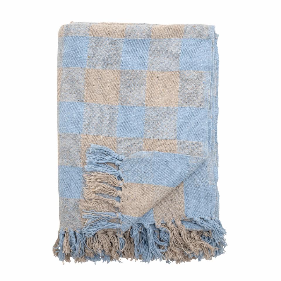 Bloomingville: Largs Throw, Blue - Acorn & Pip_Bloomingville