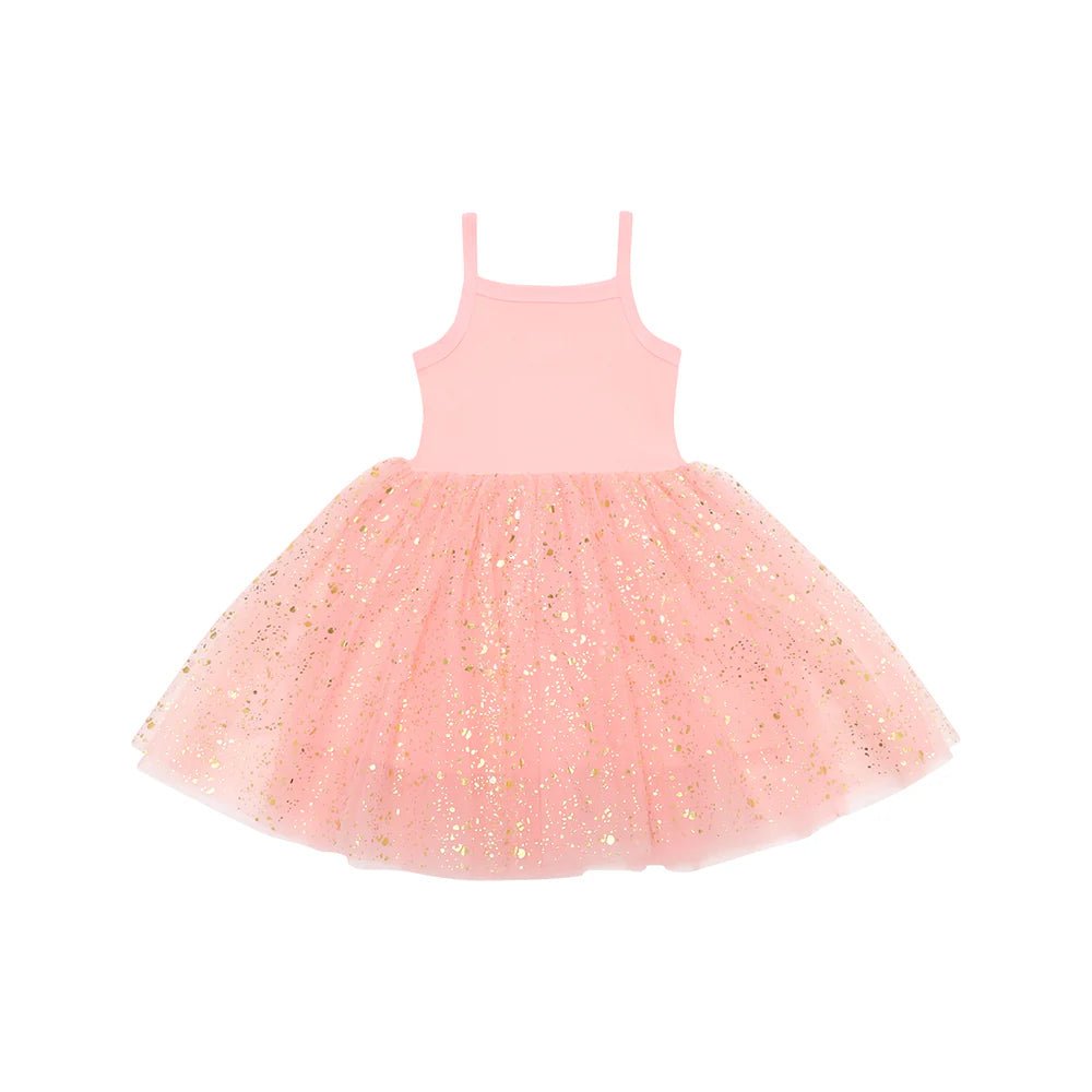 Bob & Blossom: Coral Sparkle Tutu Dress - Acorn & Pip_Bob & Blossom