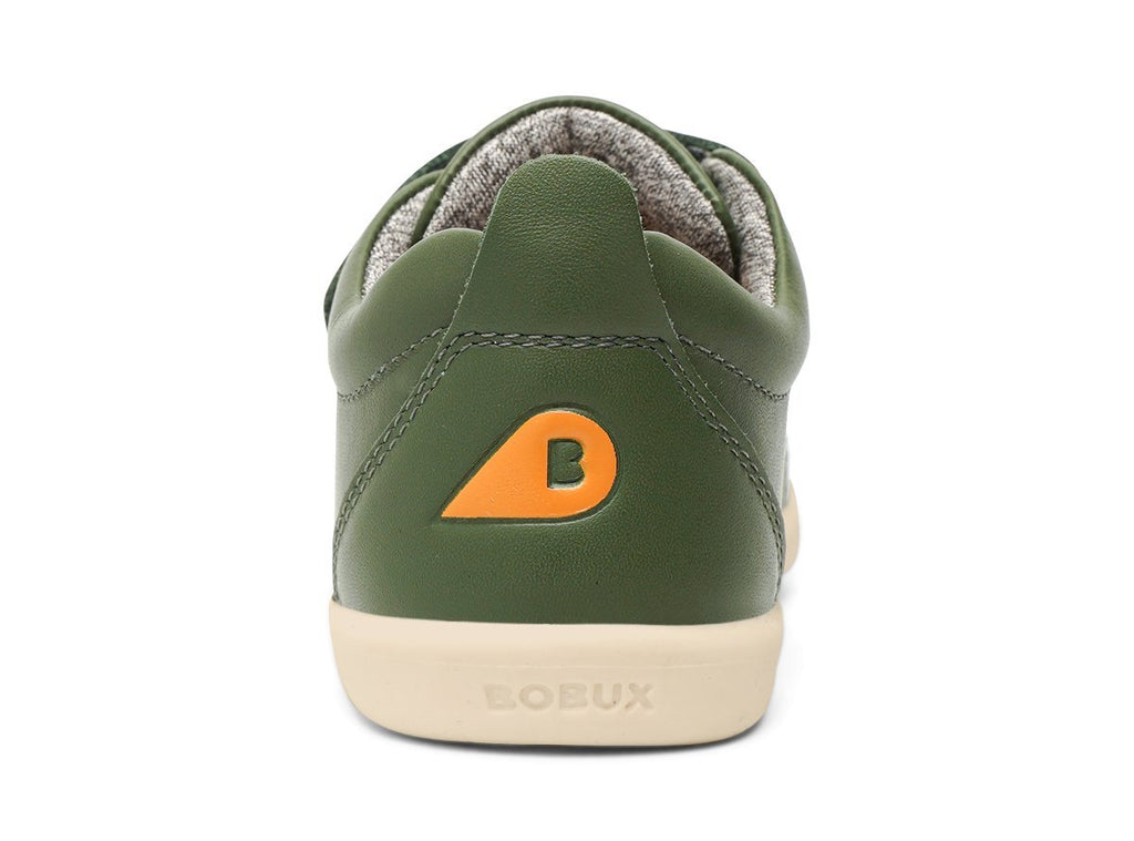 Bobox: Kid+ Grass Court Kids Trainers - Forest Green - Acorn & Pip_Bobux