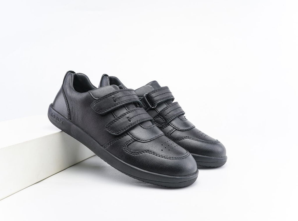 Bobux: Scoot Boys School Shoe - Black - Acorn & Pip_Bobux