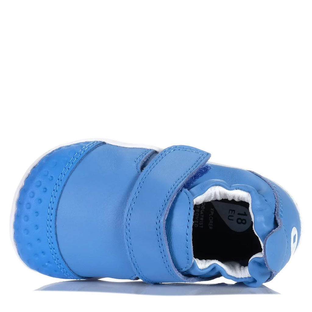 Bobux: Xplorer Go Velcro Pre - Walkers - Azure Blue - Acorn & Pip_Bobux