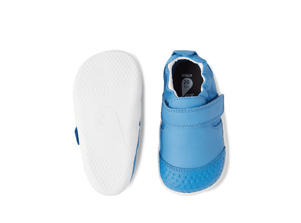 Bobux: Xplorer Go Velcro Pre - Walkers - Azure Blue - Acorn & Pip_Bobux