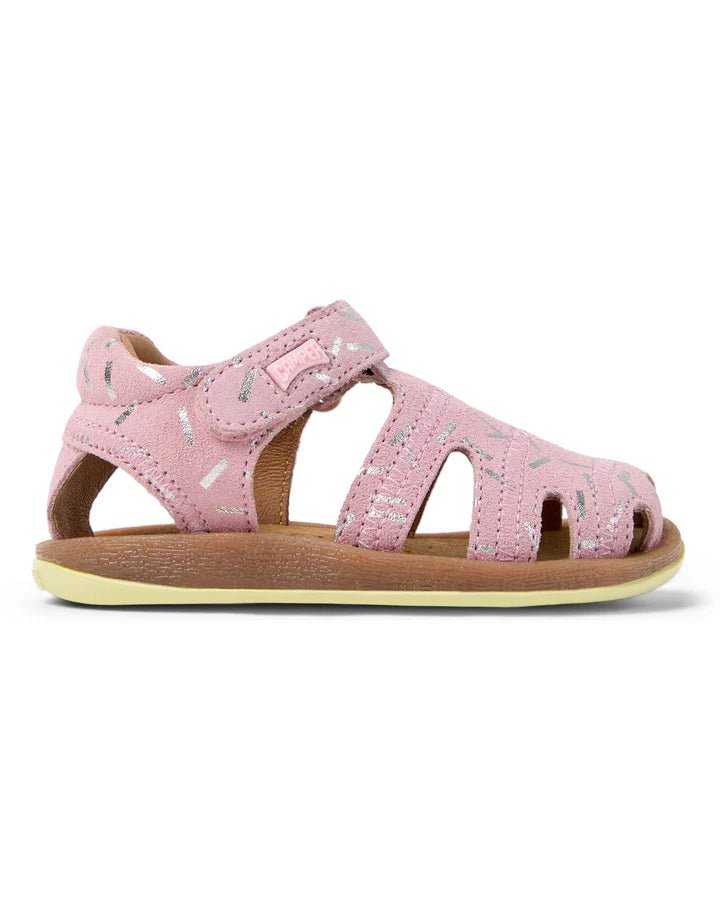 Camper: Bicho Velcro Sandals Confetti - Pink - Acorn & Pip_Camper