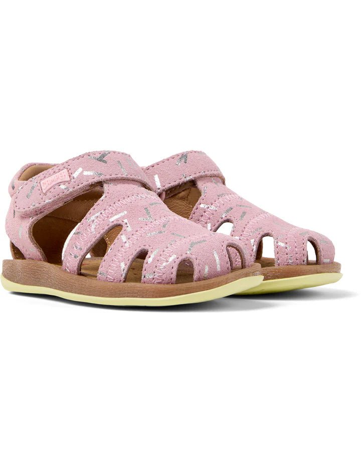 Camper: Bicho Velcro Sandals Confetti - Pink - Acorn & Pip_Camper