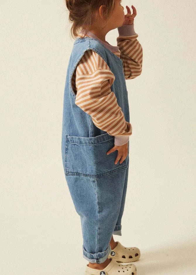 Claude & Co: Wren Sleeveless Denim Overall - Acorn & Pip_Claude & Co