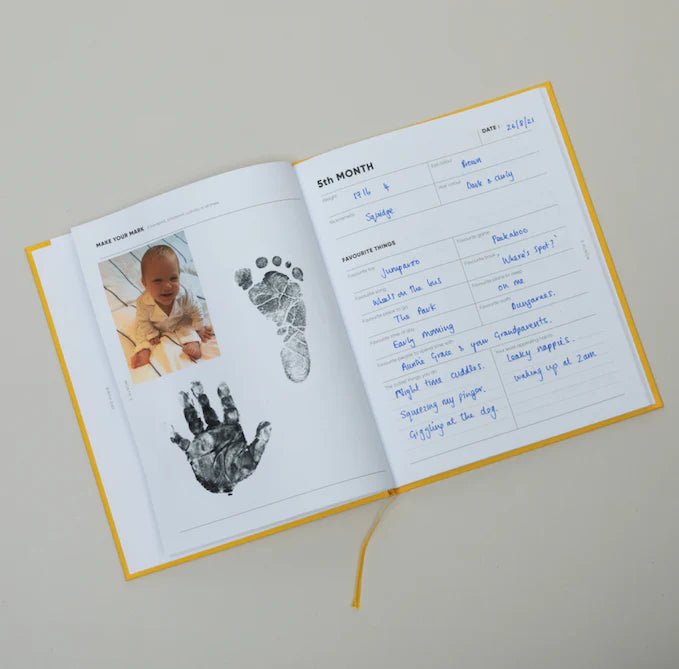 Colour Chronicles: The Baby Book of You: record of your 1st year - Green - Acorn & Pip_Colour Chronicles