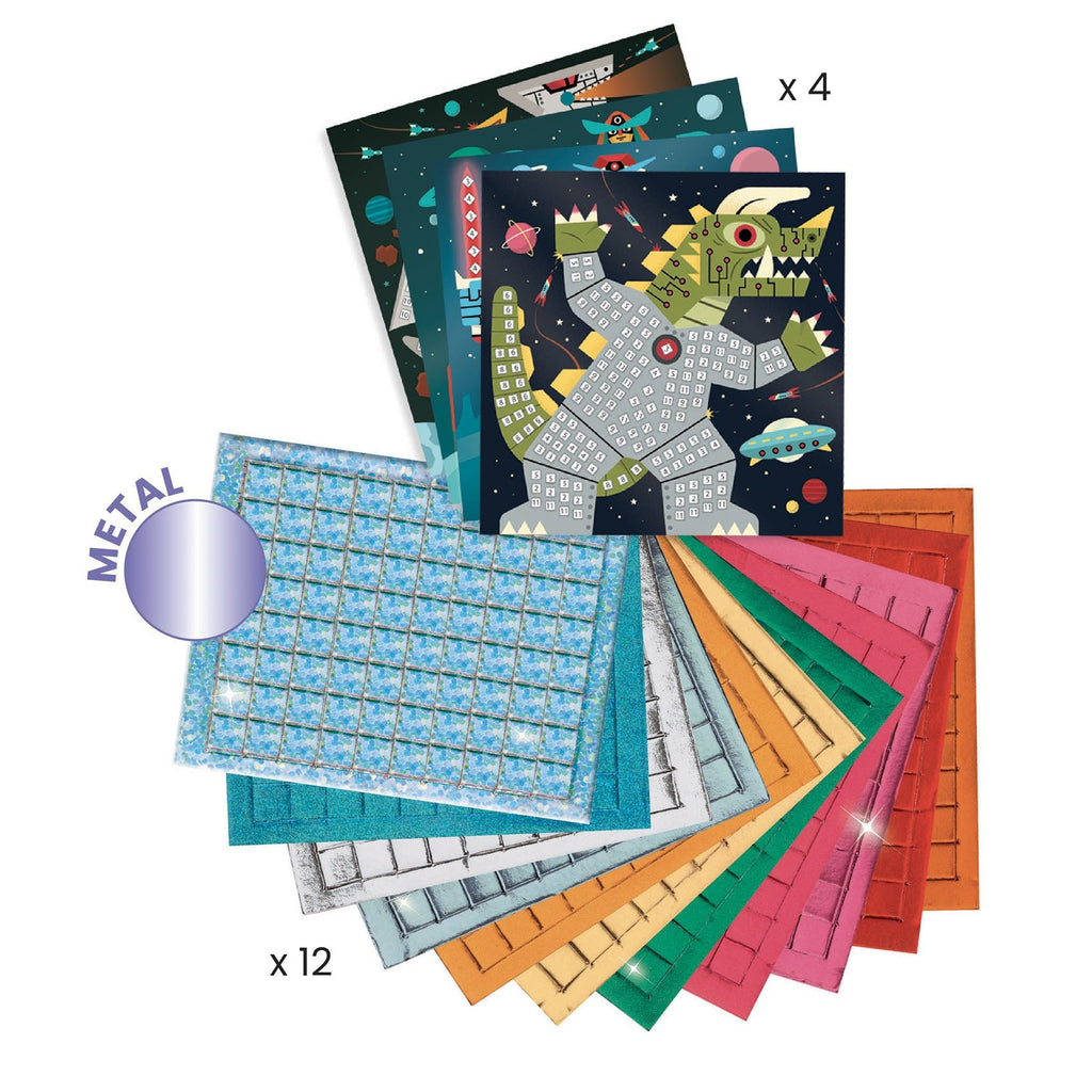 Djeco: Mosaics - Space Battle - Acorn & Pip_Djeco