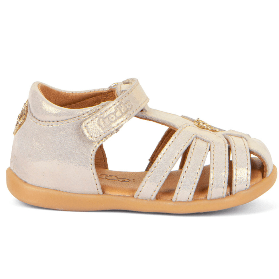 Froddo: Fisherman Girl's Sandals Daisy - Gold Shine - Acorn & Pip_Froddo