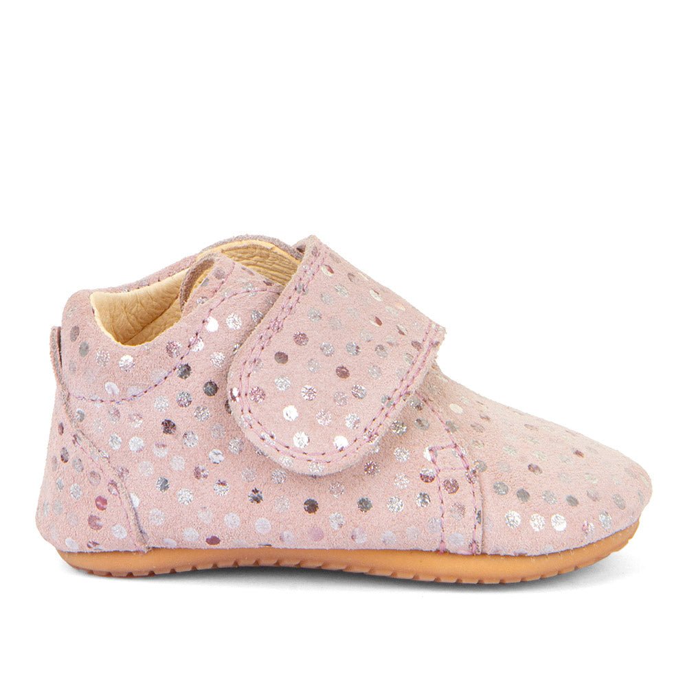 Froddo: Shine Prewalker Velcro Shoes - Pink - Acorn & Pip_Froddo