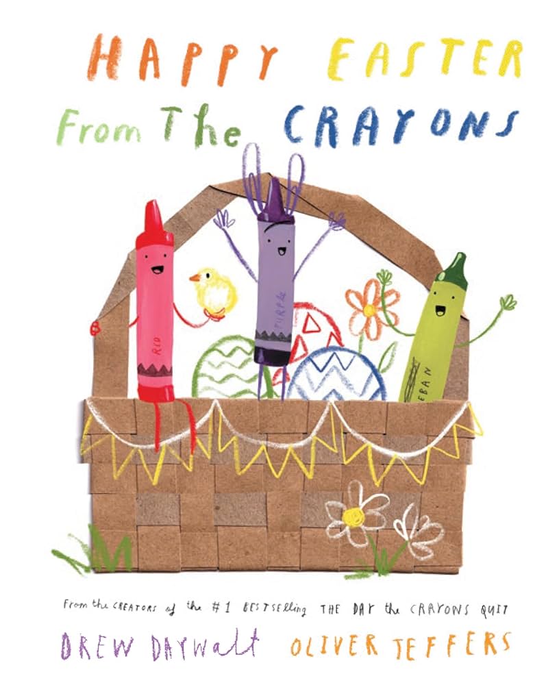 Happy Easter From The Crayons (Hardback) - Acorn & Pip_Bookspeed