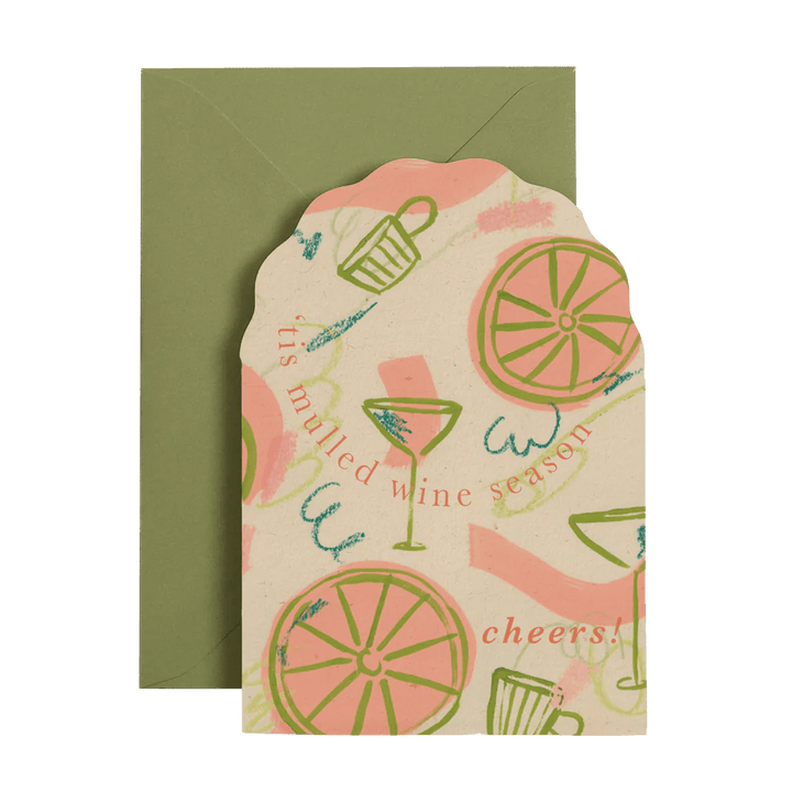 I am Roxanne: Mulled Wine Christmas Card - Acorn & Pip_I am Roxanne