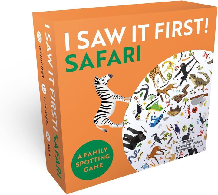 I Saw It First Safari Travel Edition orange game box