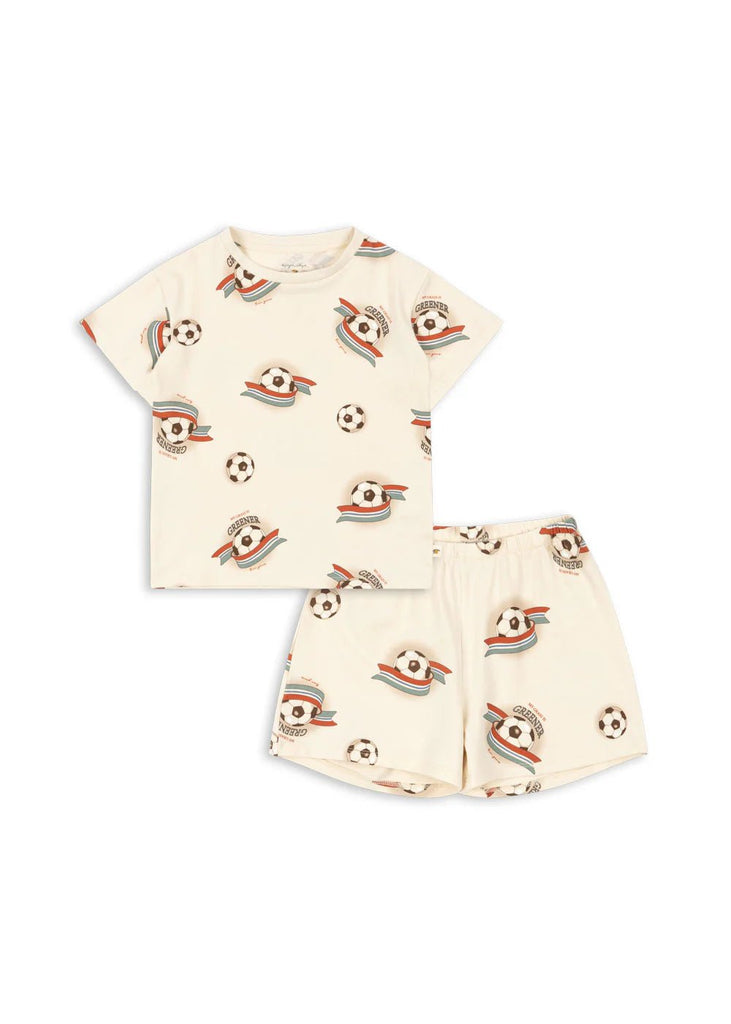 Konges Sløjd: BASIC SET - Kick It (T-shirt & Short) - Acorn & Pip_Konges Sløjd