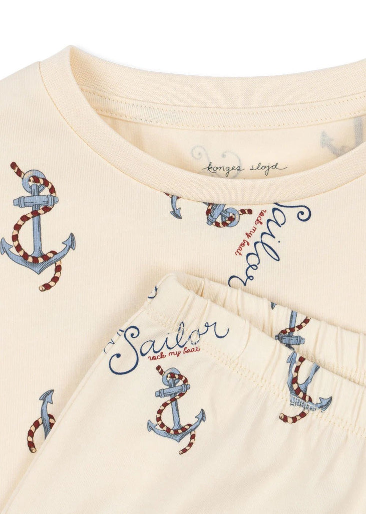 Konges Sløjd: BASIC SET - Sailor (T-shirt & Shorts - Acorn & Pip_Konges Sløjd
