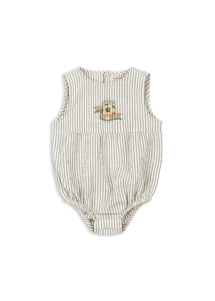 Konges Sløjd: ELLIOT ROMPER - Stripe Bluie - Acorn & Pip_Konges Sløjd
