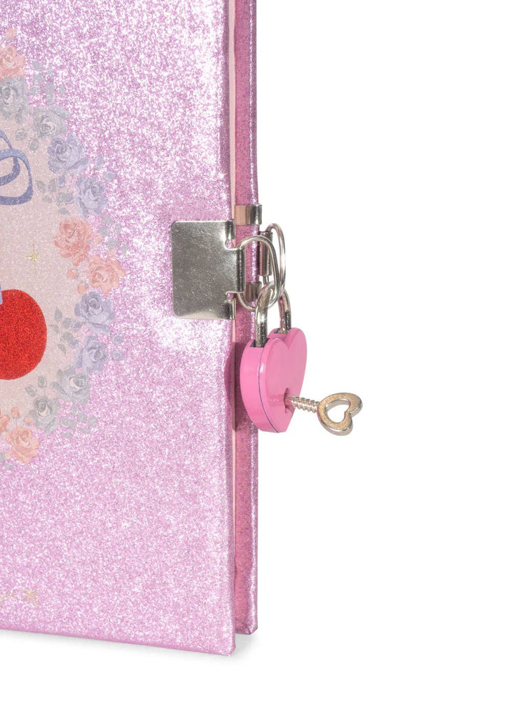 Konges Sløjd: My Little Diary - Cherry / Flower Glitter - Acorn & Pip_Konges Sløjd