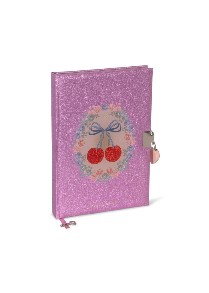 Konges Sløjd: My Little Diary - Cherry / Flower Glitter - Acorn & Pip_Konges Sløjd