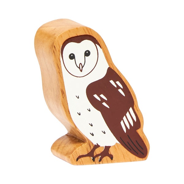 Lanka Kade Wooden Brown Owl Toy – Natural
