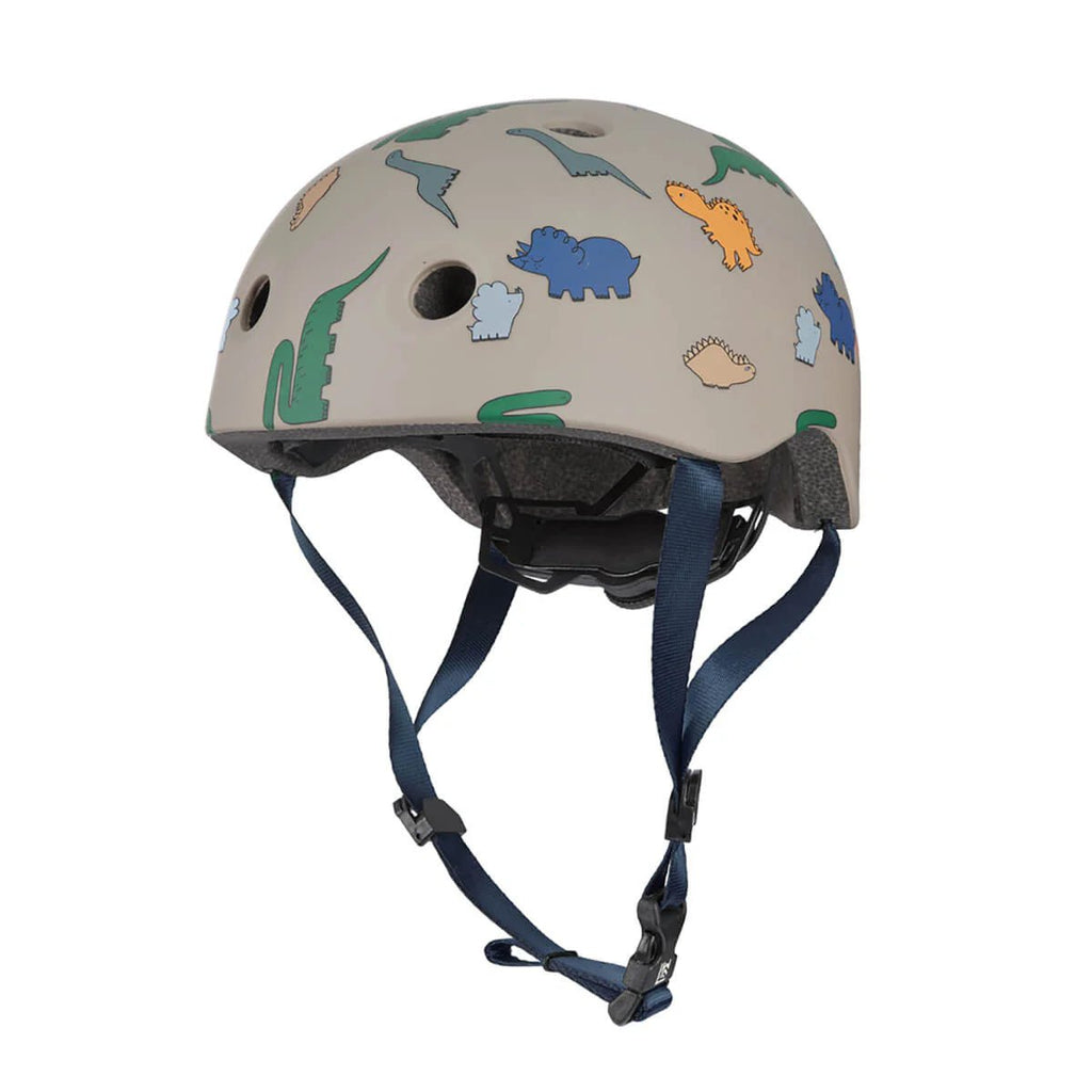Liewood: Hilary Bike Helmet - Dinosaurs / Mist - Acorn & Pip_Liewood