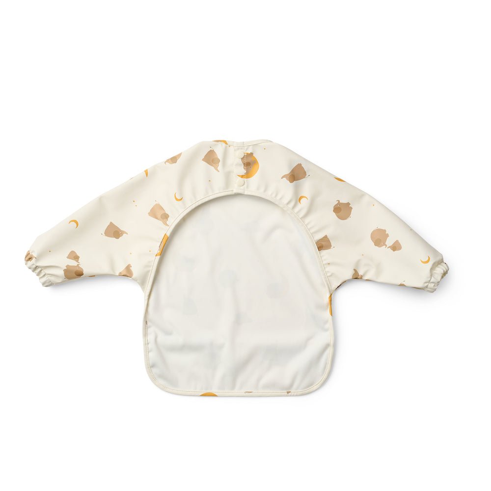 Liewood: Merle Printed Cape Bib - Elephant / Creme de la creme - Acorn & Pip_Liewood