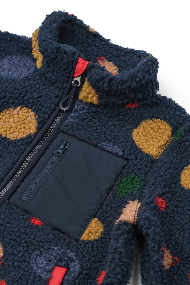 Liewood: Nolan Pile Jacket - Universe / Classic navy - Acorn & Pip_Liewood