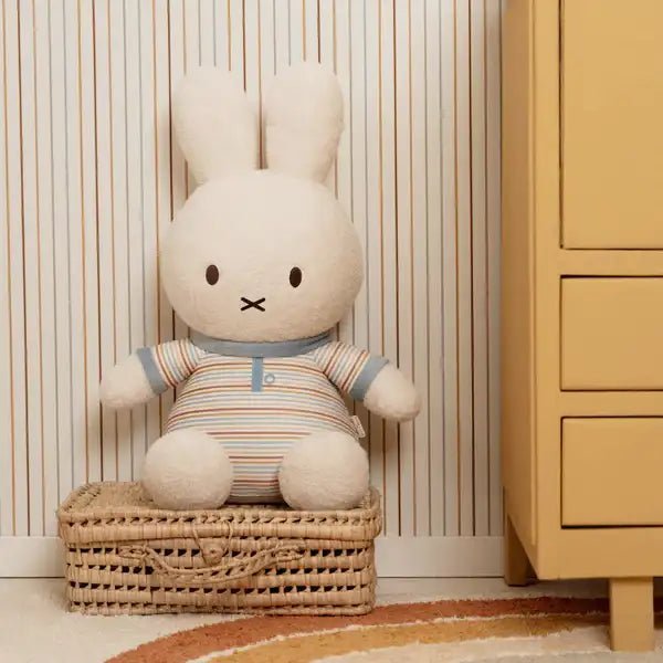 Little Dutch: Miffy Cuddle 60cm - Vintage Sunny Stripes - Acorn & Pip_Little Dutch