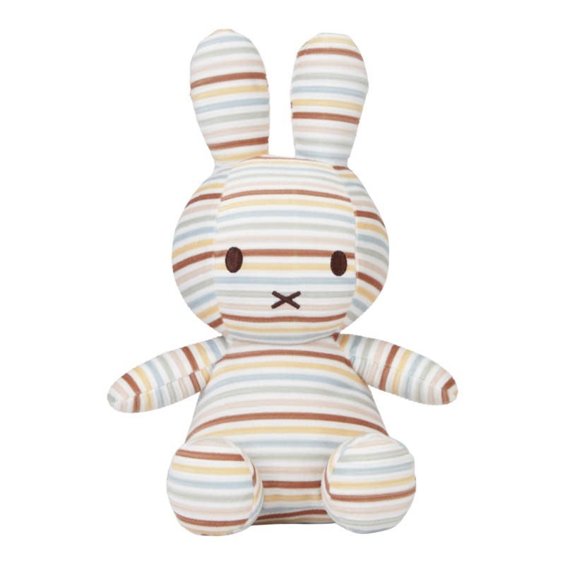 Little Dutch: Miffy Vintage Stripes All Over 35cm - Acorn & Pip_Little Dutch