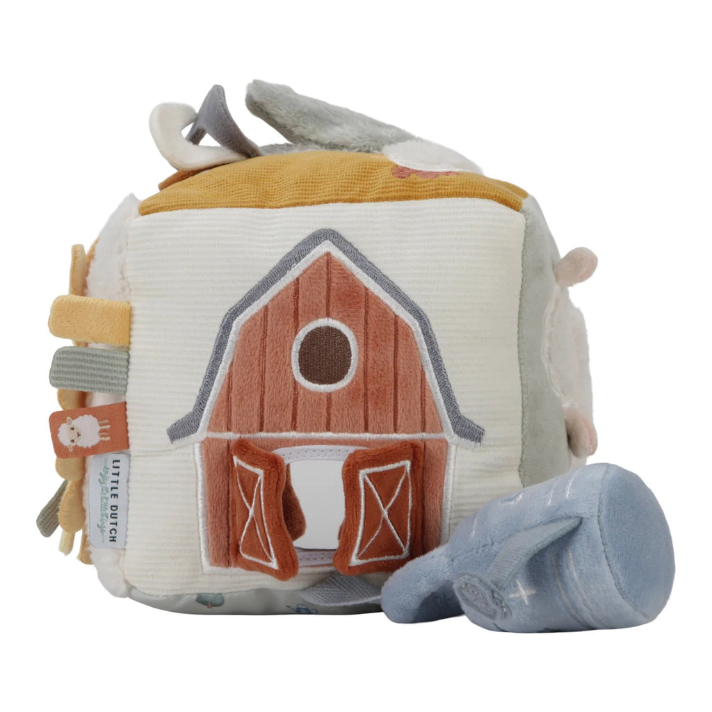 Little Dutch: Soft Activity Cube - Little Farm - Acorn & Pip_Little Dutch