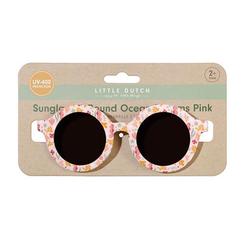 Little Dutch: Sunglasses Round - Ocean Dreams Pink - Acorn & Pip_Little Dutch
