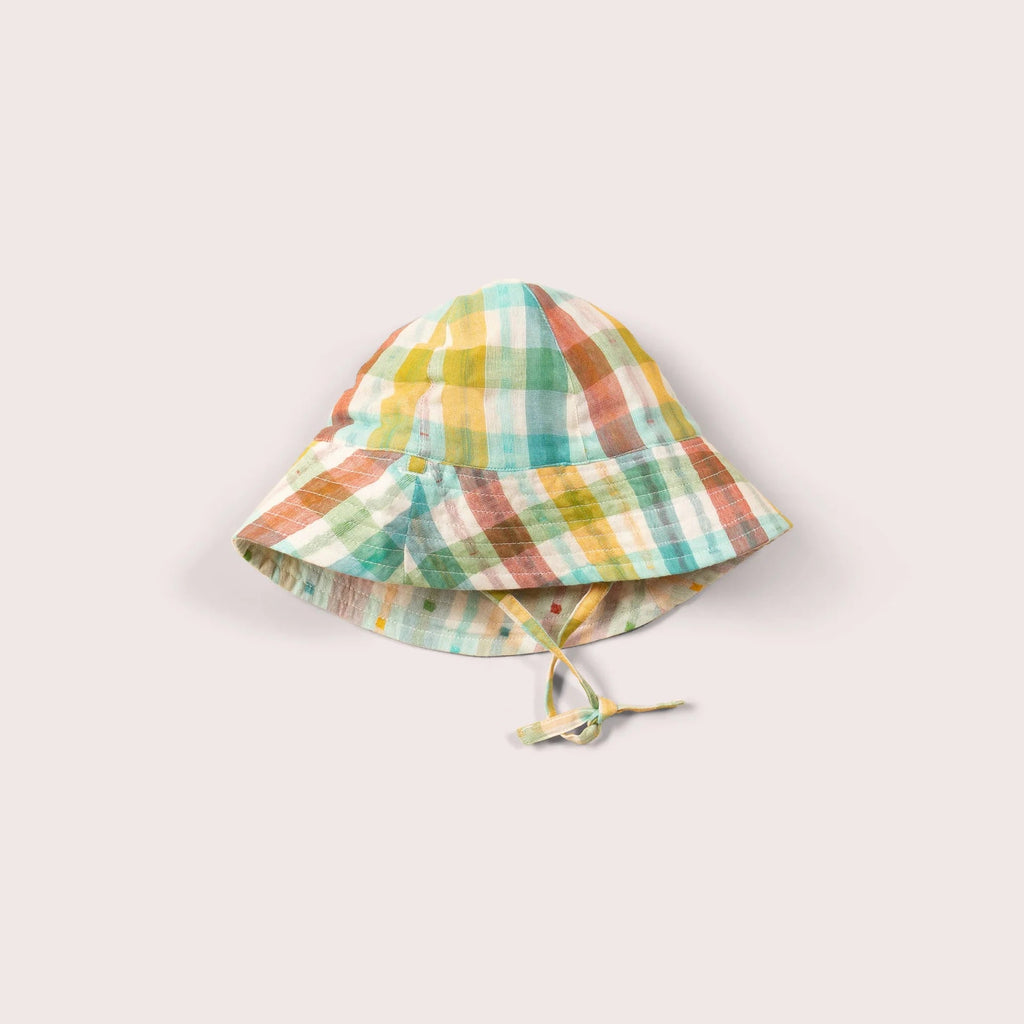 Little Green Radicals: Rainbow Reversible Sunhat - Acorn & Pip_Little Green Radicals