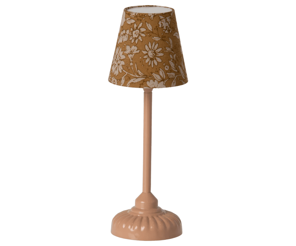 Maileg: Vintage floor lamp, Mouse - Dark Powder - Acorn & Pip_Maileg