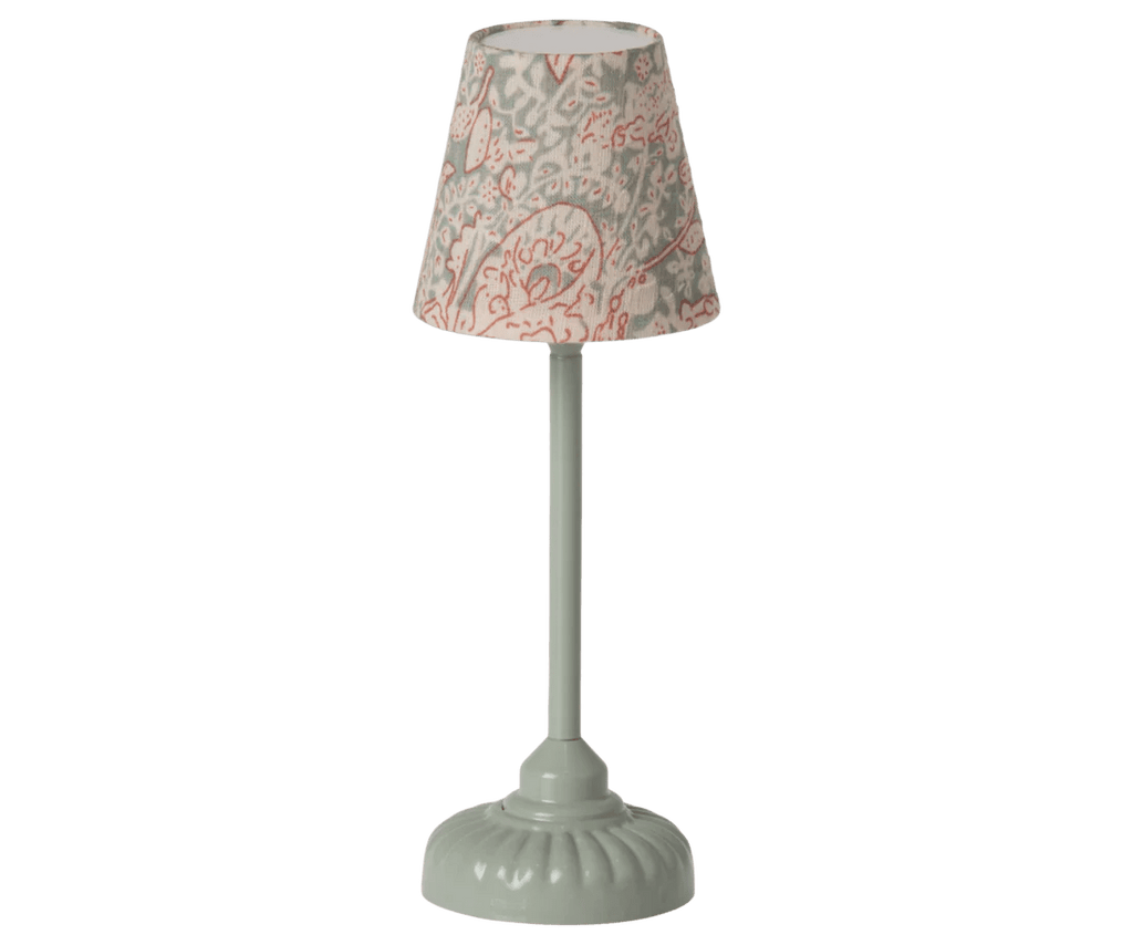 Maileg: Vintage floor lamp, Mouse - Mint - Acorn & Pip_Maileg