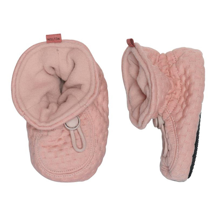 MP Denmark Structure textile slippers in Alt Rosa
