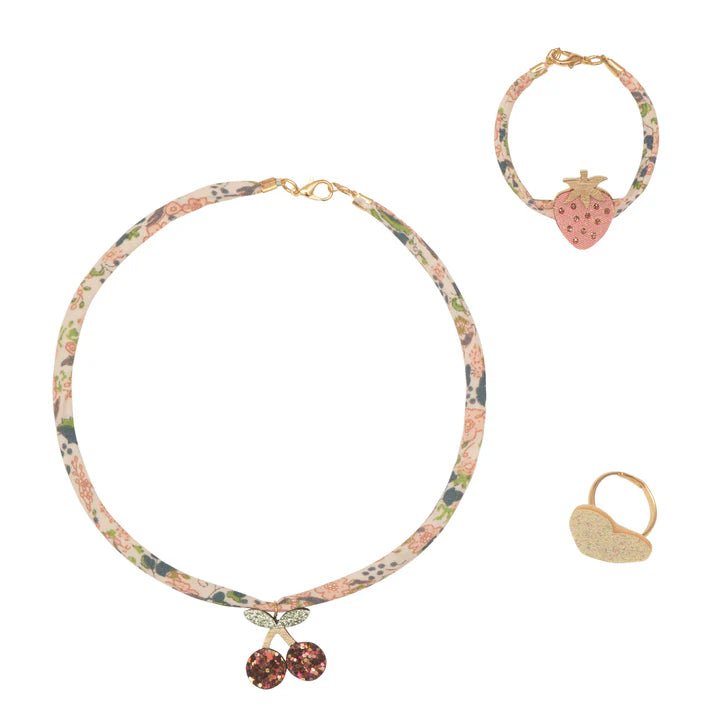 Mimi & Lula: Cherries jewellery set - Acorn & Pip_Mimi & Lula