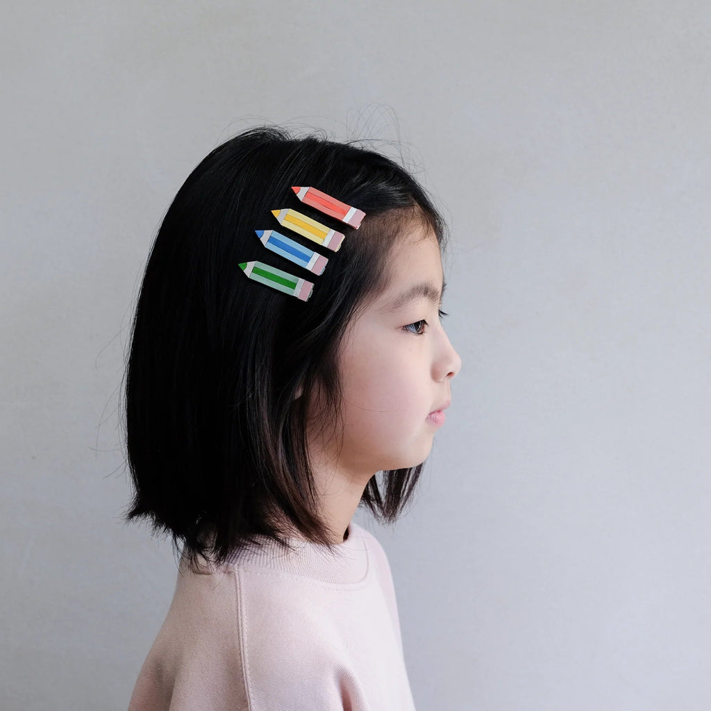 Mimi & Lula: Colouring Pencil Clips - Acorn & Pip_Mimi & Lula
