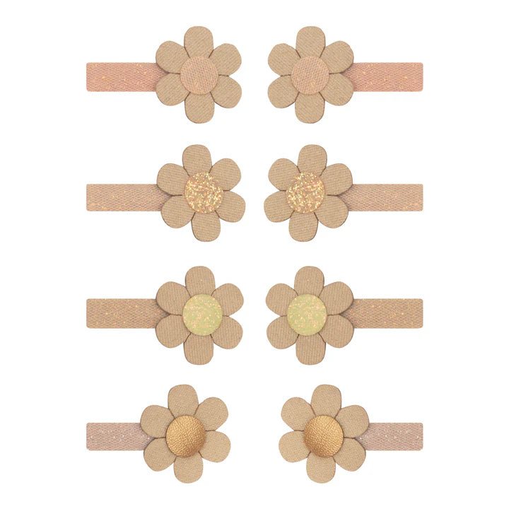 Mimi & Lula: Daisy mini clips - Acorn & Pip_Mimi & Lula