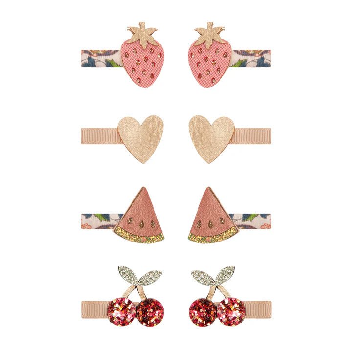 Mimi & Lula: Fruit mini clips - Acorn & Pip_Mimi & Lula