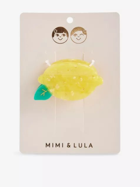 Mimi & Lula: Lemon Acetate Clip - Acorn & Pip_Mimi & Lula