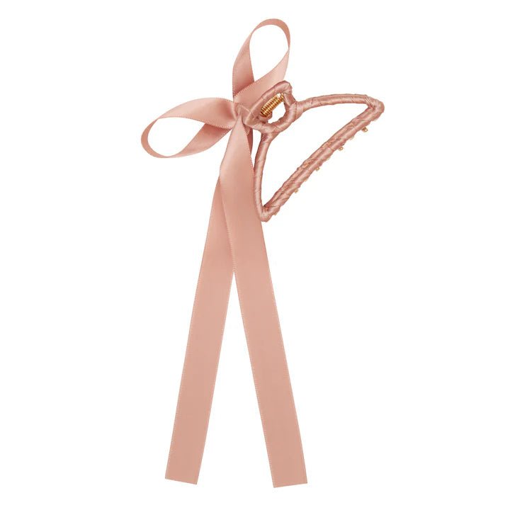 Mimi & Lula: Ribbon Wrapped Claw Clip - Acorn & Pip_Mimi & Lula