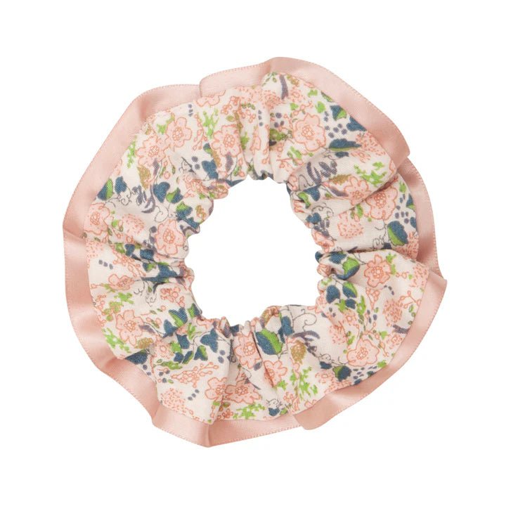 Mimi & Lula: Satin Edged Scrunchie - Peach - Acorn & Pip_Mimi & Lula
