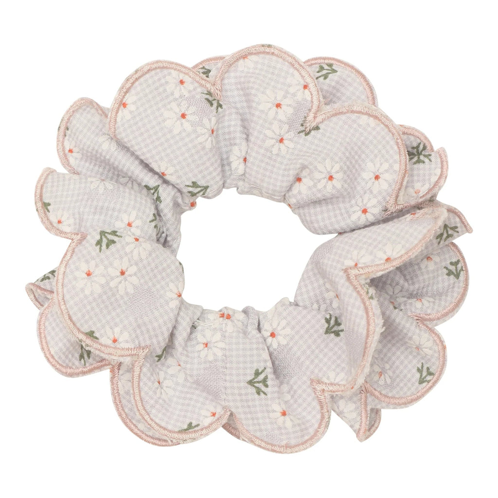 Mimi & Lula: Scalloped Floral Scrunchie - Acorn & Pip_Mimi & Lula