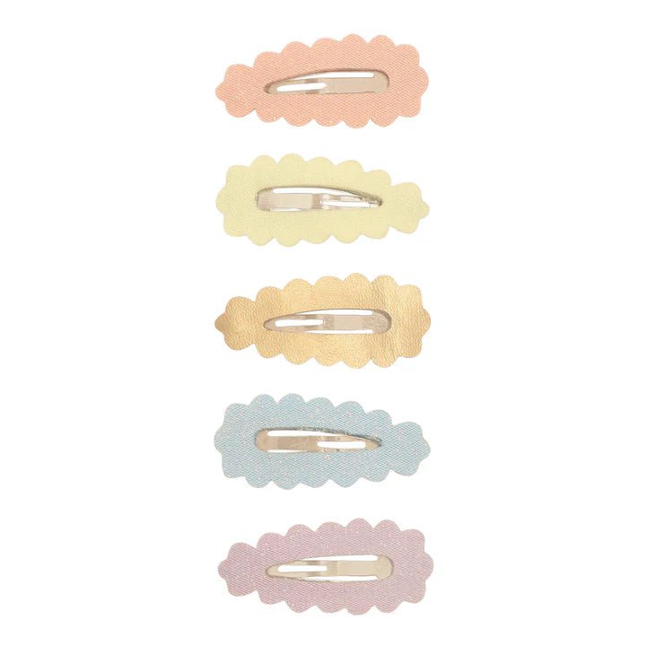 Mimi & Lula: Scalloped sparkle mini clic clacs - Acorn & Pip_Mimi & Lula