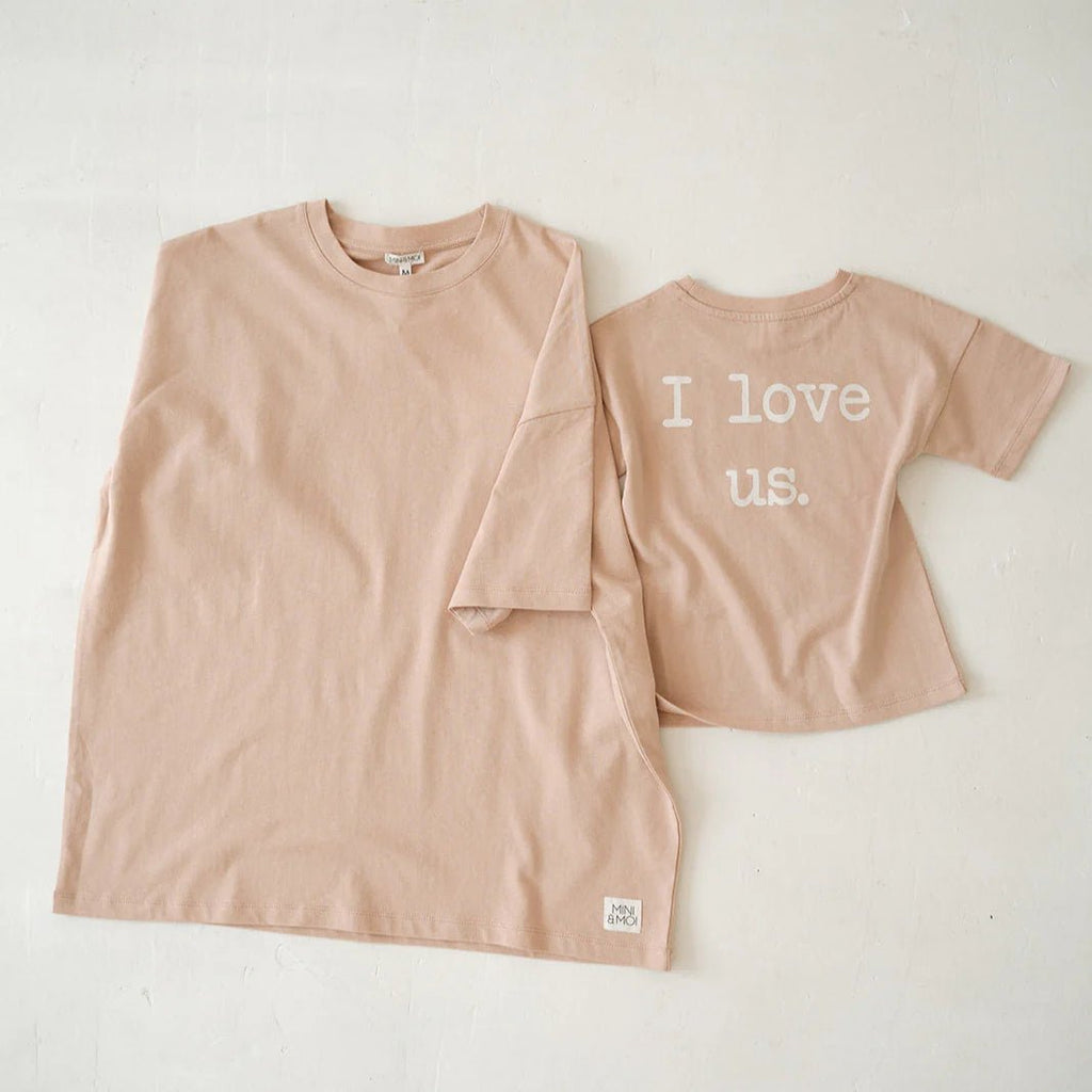 Mini & Moi: I Love Us T-Shirt - Mama - Acorn & Pip_Mini & Moi