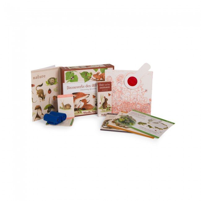Moulin Roty: Discovery of animals box - Le Jardin du moulin - Acorn & Pip_Moulin Roty